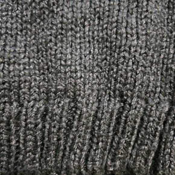 Palm Springs Yacht Club Knit Sweater Chunky Black Floral Pullover Grannycore - Picture 11 of 13